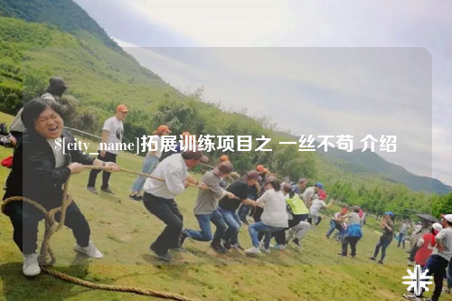 保山拓展训练项目之 一丝不苟 介绍